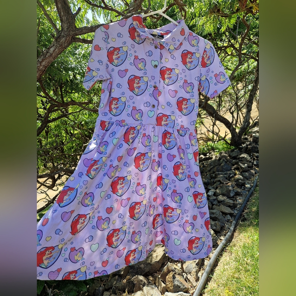 Purple Ariel Little Mermaid Cakeworthy Dress